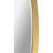 Thallo 48 X 48 inch Gold Leaf Wall Mirror