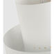 Julie Neill Chalmette LED 16 inch Plaster White Layered Pendant Ceiling Light