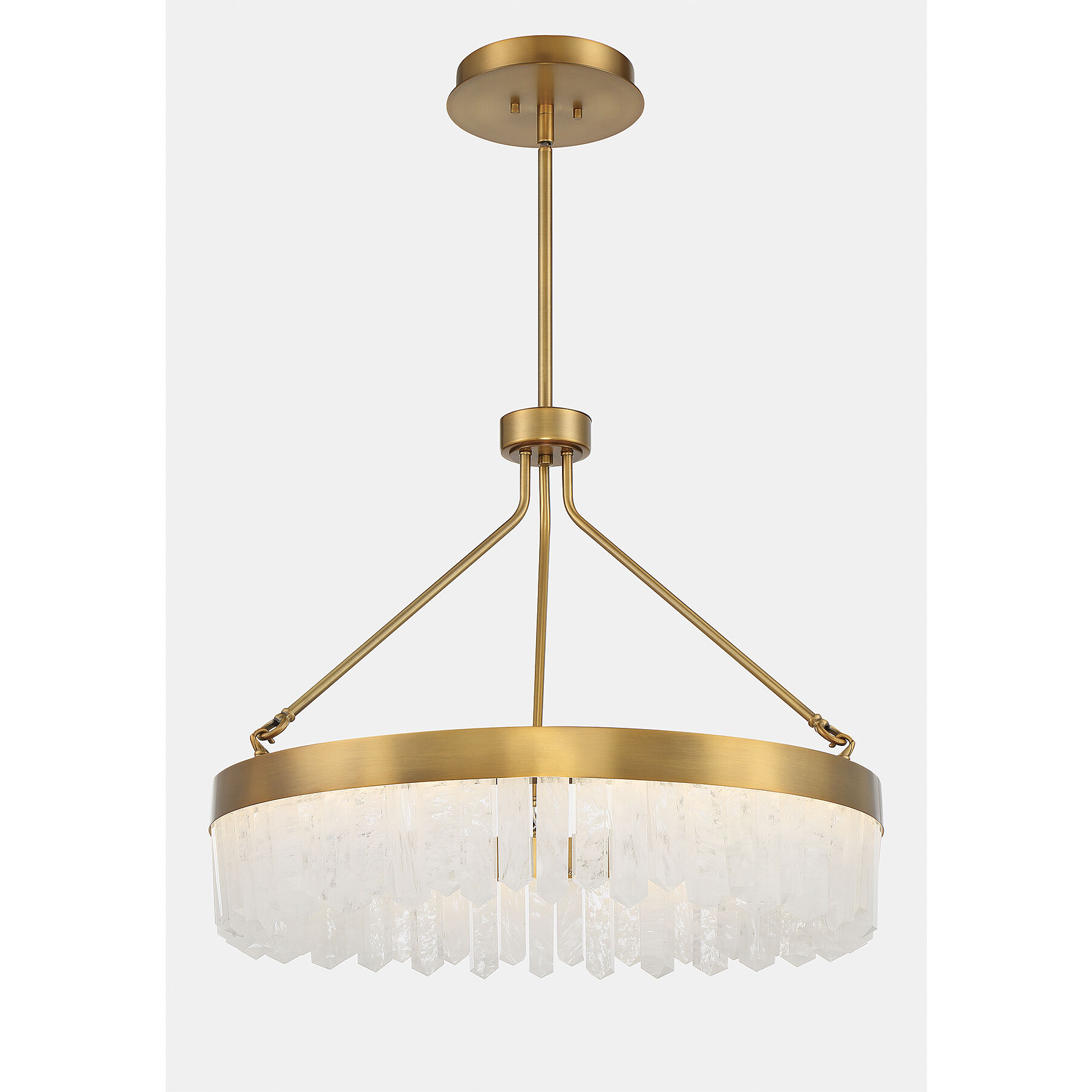 Landon LED 27 inch Warm Brass Pendant Ceiling Light