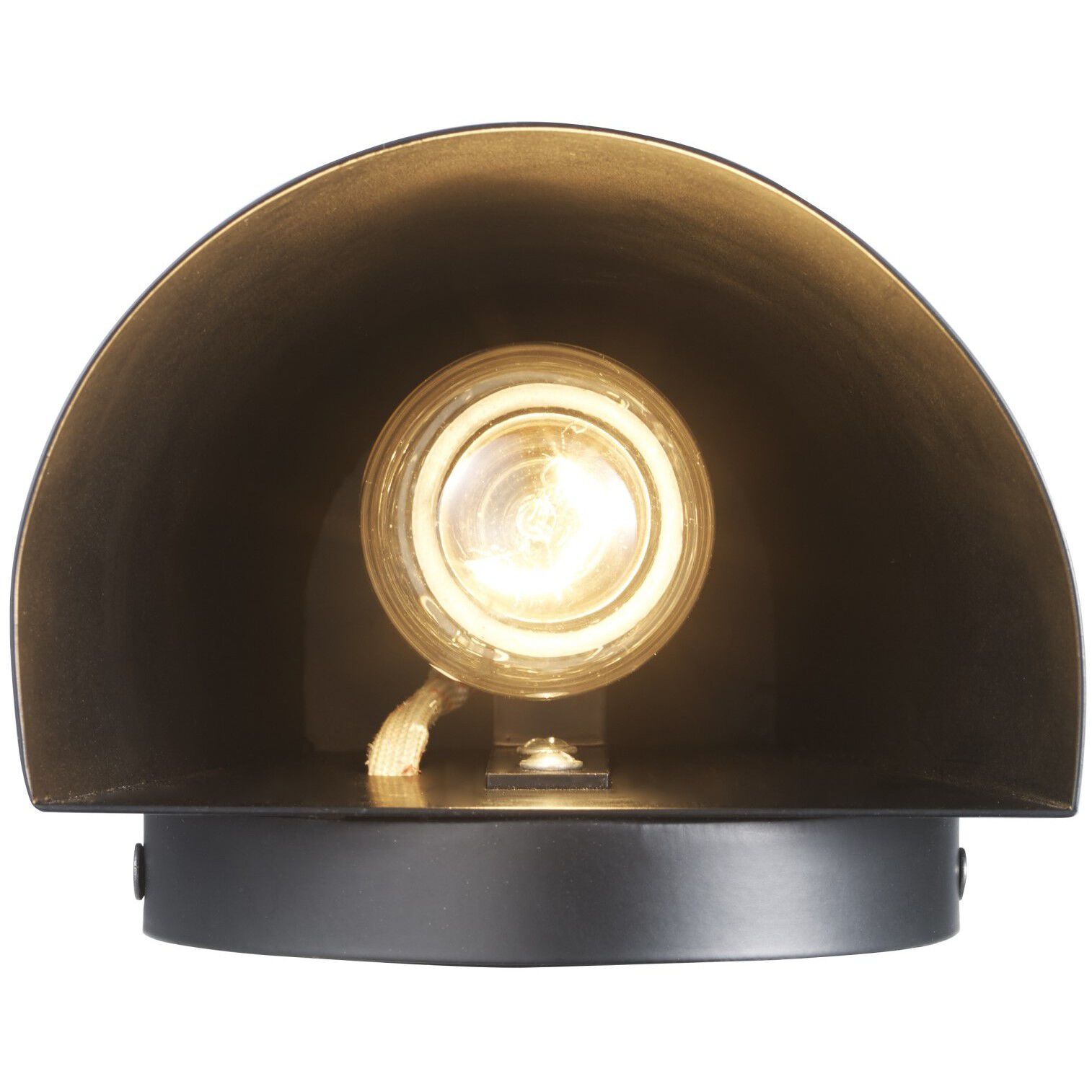 Sidewell 1 Light 6 inch Matte Black Outdoor Wall Light