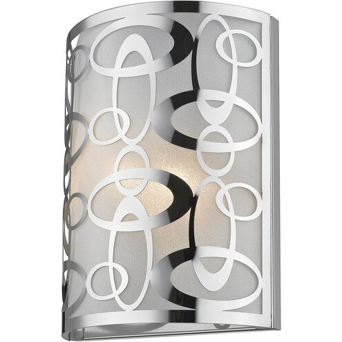 Opal 2 Light 9 inch Chrome Wall Sconce Wall Light