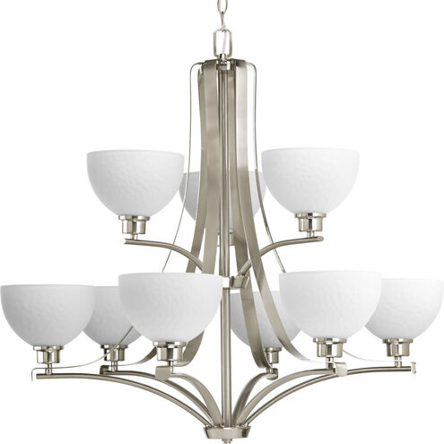 Legend 9 Light 33 inch Brushed Nickel Chandelier Ceiling Light