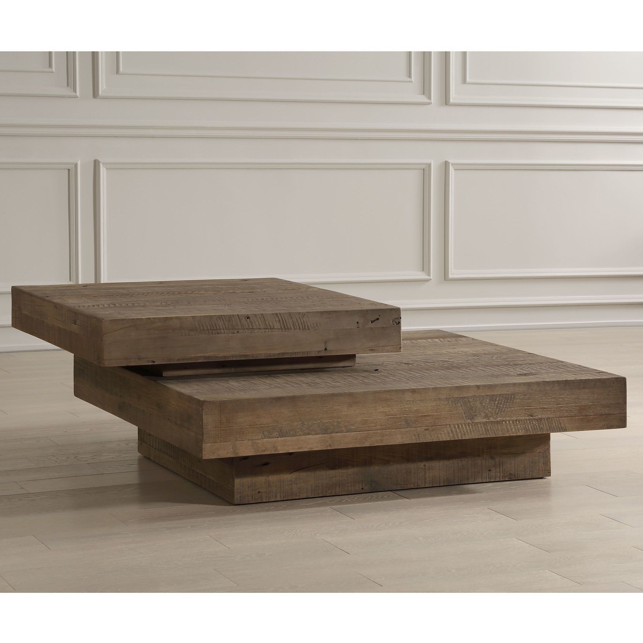 Rustic Planes 57 X 19.5 inch Reclaimed Oak Coffee Table