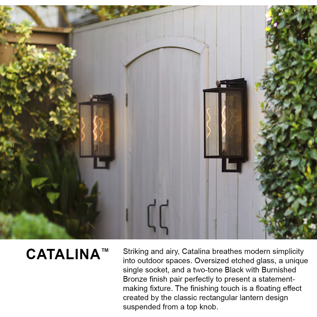 Catalina Outdoor Wall Mount Lantern