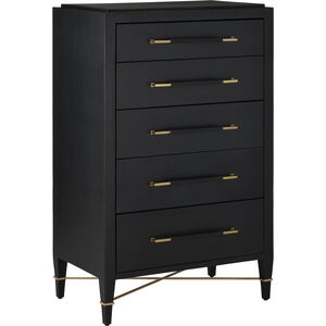 Verona Chanterelle and Coffee and Champagne Five-Drawer Chest