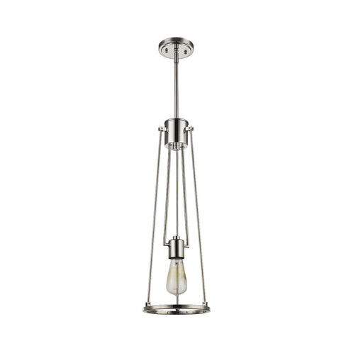 Jade 1 Light 8 inch Polished Nickel Pendant Ceiling Light