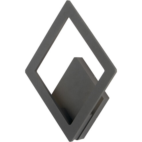 Alumilux Rhombus LED 14.25 inch Bronze Outdoor Wall Sconce