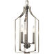 Morrigan 3 Light 10 inch Brushed Nickel Indoor Lantern Pendants Ceiling Light