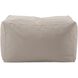 Seascape 18.25 inch Sand Outdoor Pouf Bench