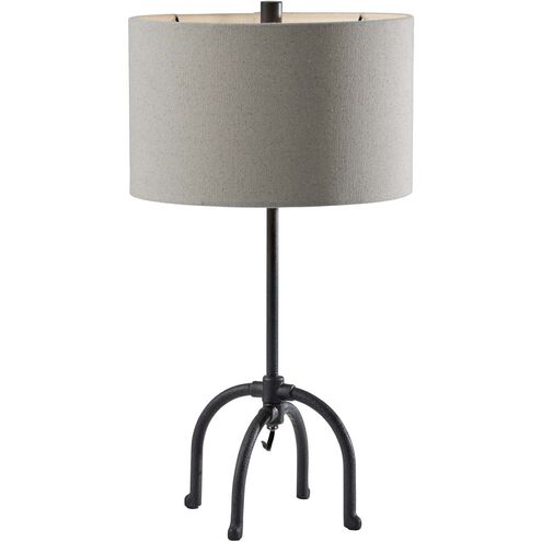 Silos 26 inch 100.00 watt Black Table Lamp Portable Light