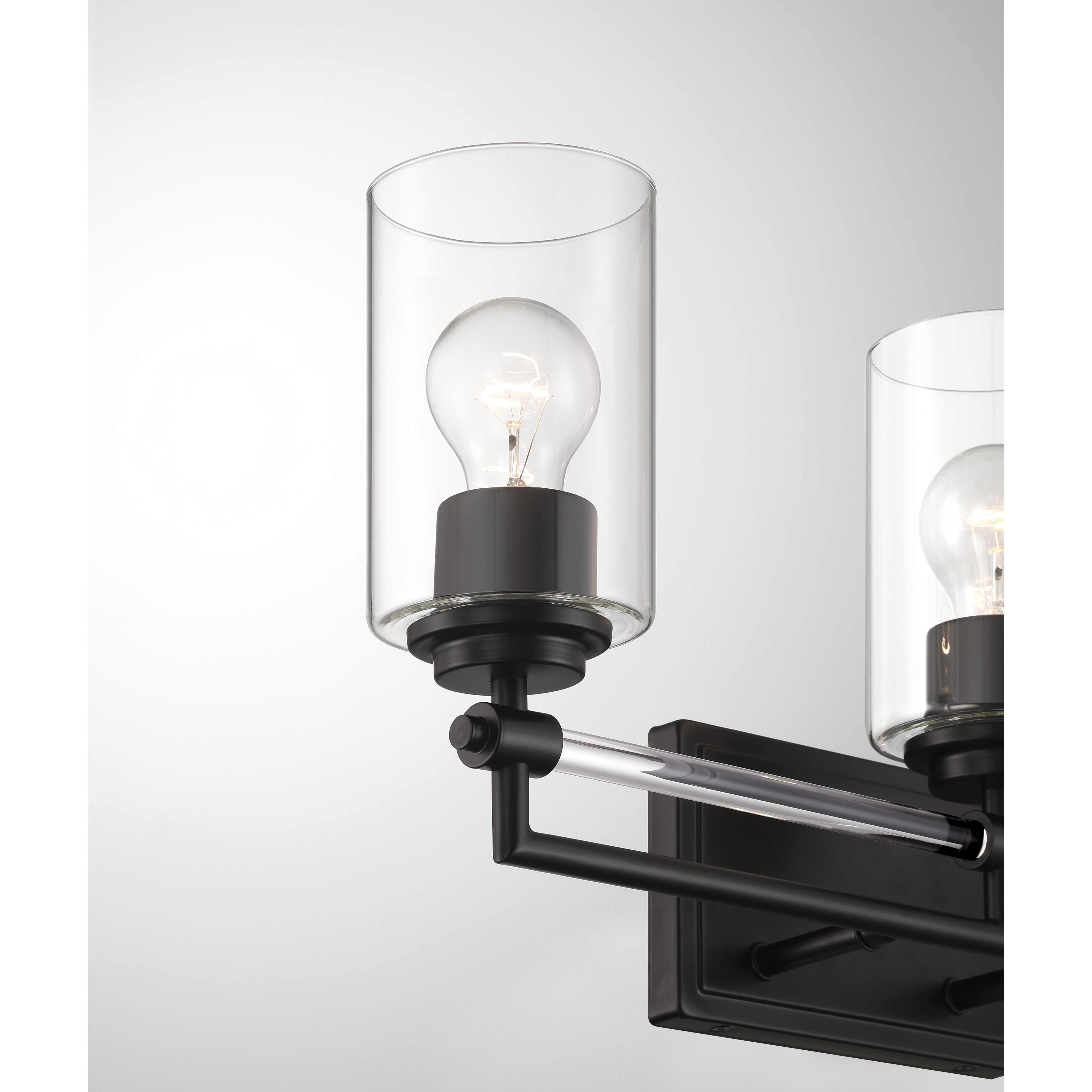 Binsly 3 Light 24 inch Coal Bath Vanity Light Wall Light