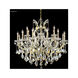 Maria Theresa 19 Light 37 inch Gold Lustre Crystal Chandelier Ceiling Light