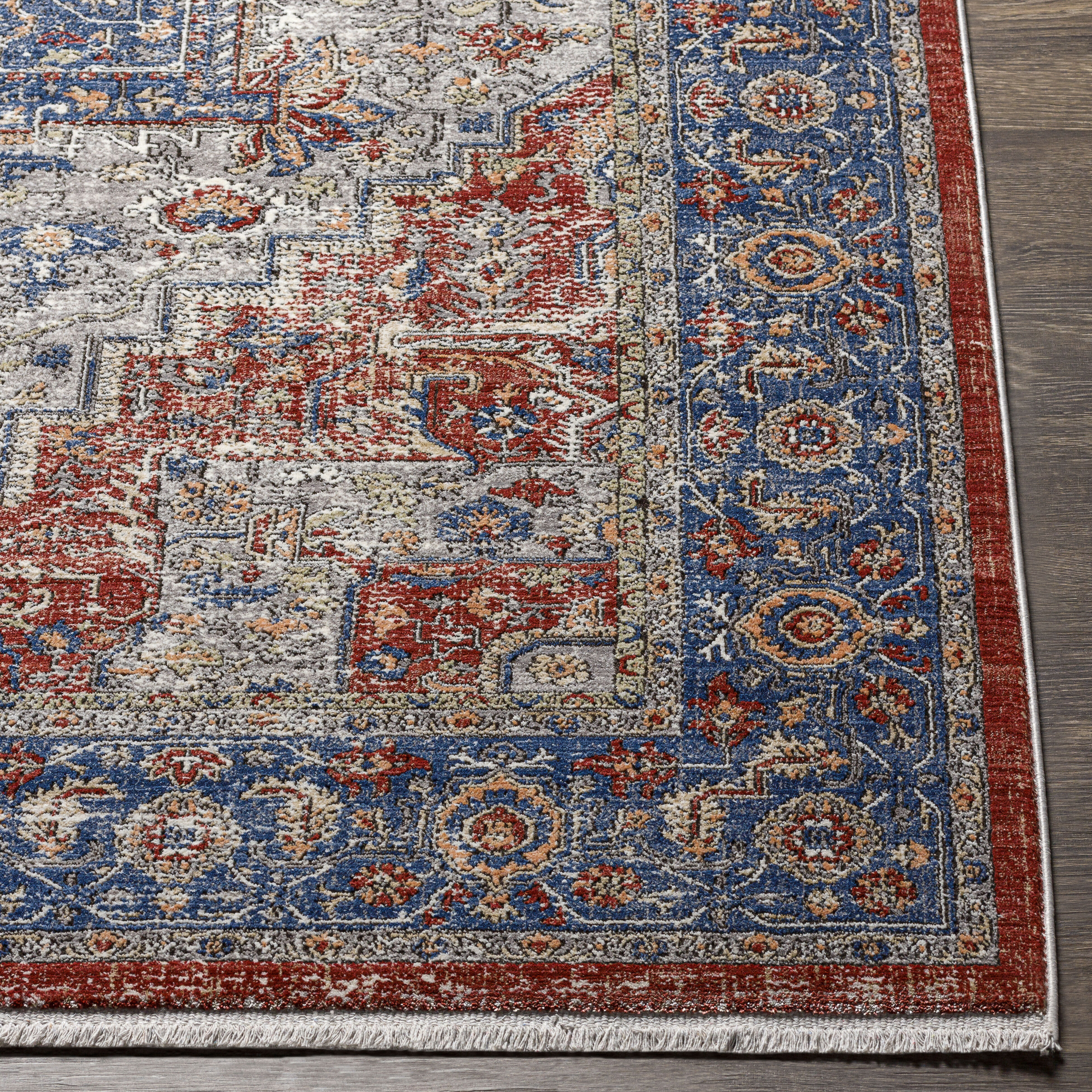 Eclipse 147 X 108 inch Grey Rug in 9 X 12, Rectangle