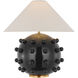 Kelly Wearstler Linden 23 inch 15.00 watt Black Orb Table Lamp Portable Light, Medium