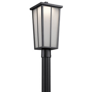 Amber Valley LED 20 inch Textured Black Outdoor Post Lantern