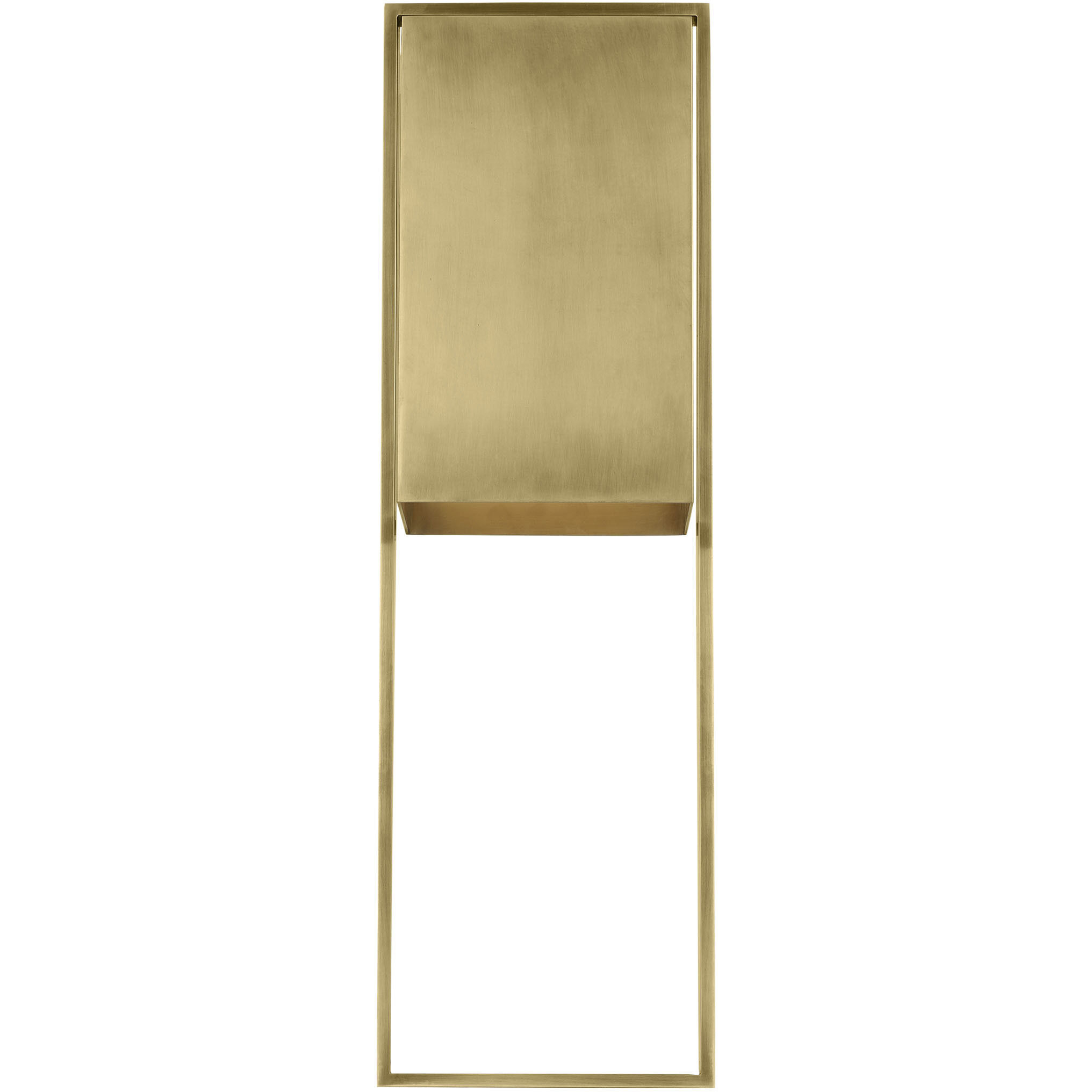 Mick De Giulio Alude LED 24 inch Hand-Rubbed Antique Brass Outoor Wall Light