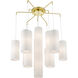 Strathmore 15 Light 44.5 inch Satin Brass Foyer Chandelier Ceiling Light