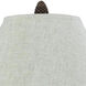 Pine 32 inch 150 watt Willow Table Lamp Portable Light
