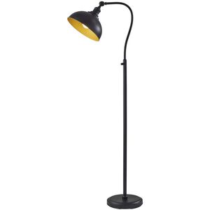 Wallace 57 inch 100.00 watt Black Floor Lamp Portable Light