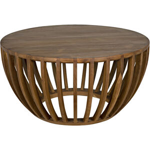 Francis 35 X 35 inch Clear Coat Flat Coffee Table