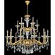 Jolivet 18 Light 43 inch Historic Brass Chandelier Ceiling Light