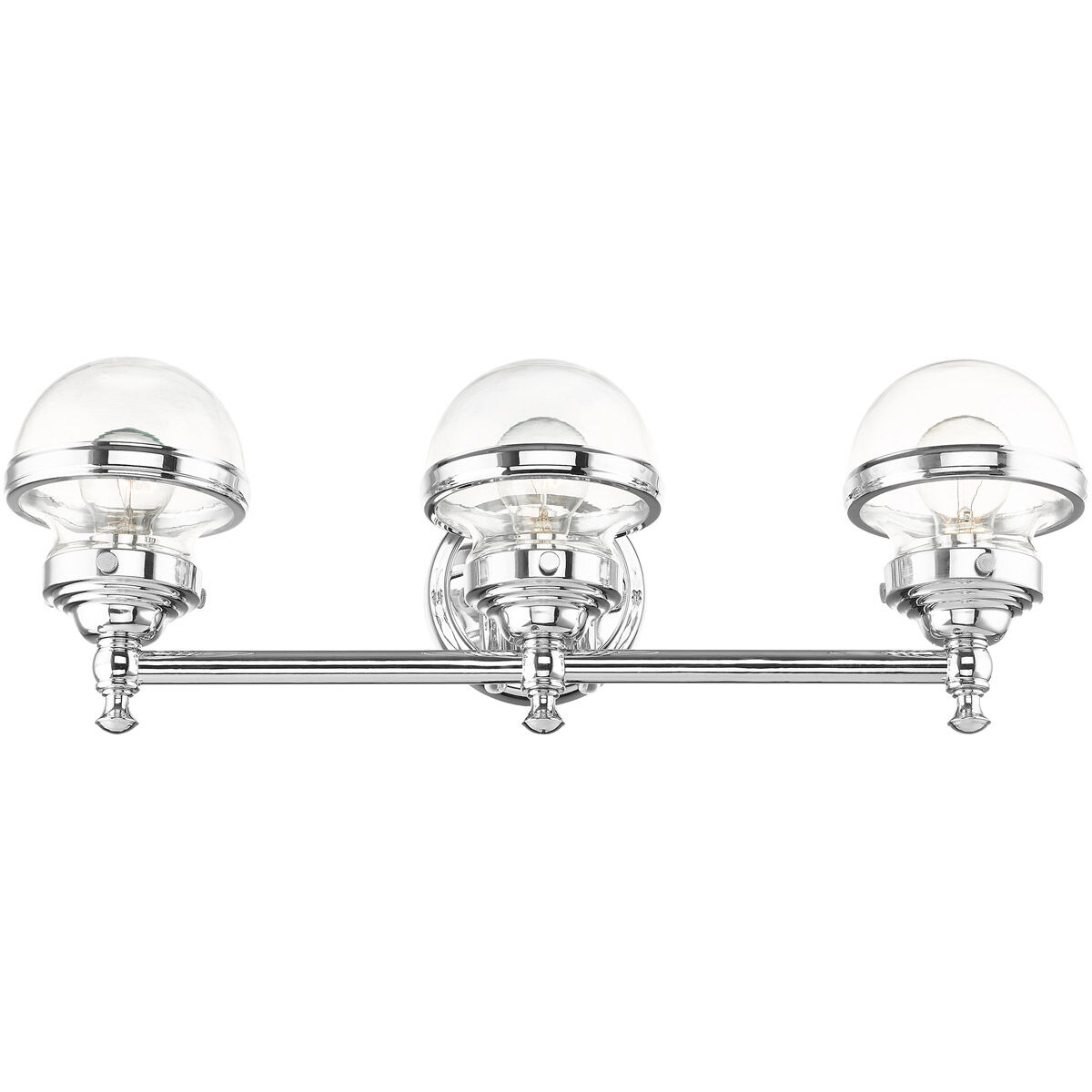 Oldwick 3 Light 24 inch Polished Chrome Vanity Sconce Wall Light