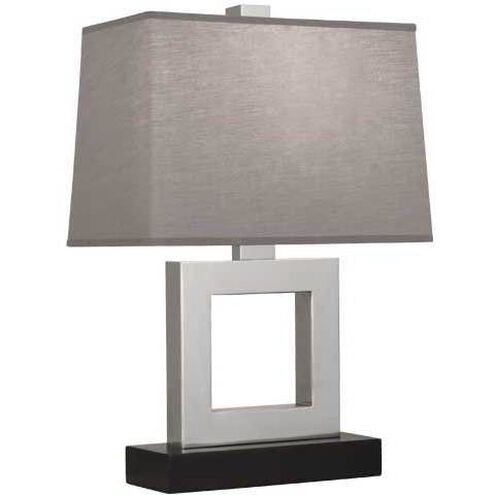 Doughnut 20.75 inch 150.00 watt Antique Silver Table Lamp Portable Light in Smoke Gray