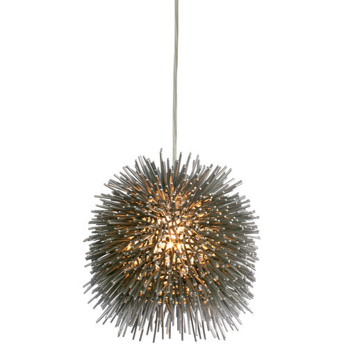 Urchin 1 Light 6.25 inch Painted Chrome Mini Pendant Ceiling Light