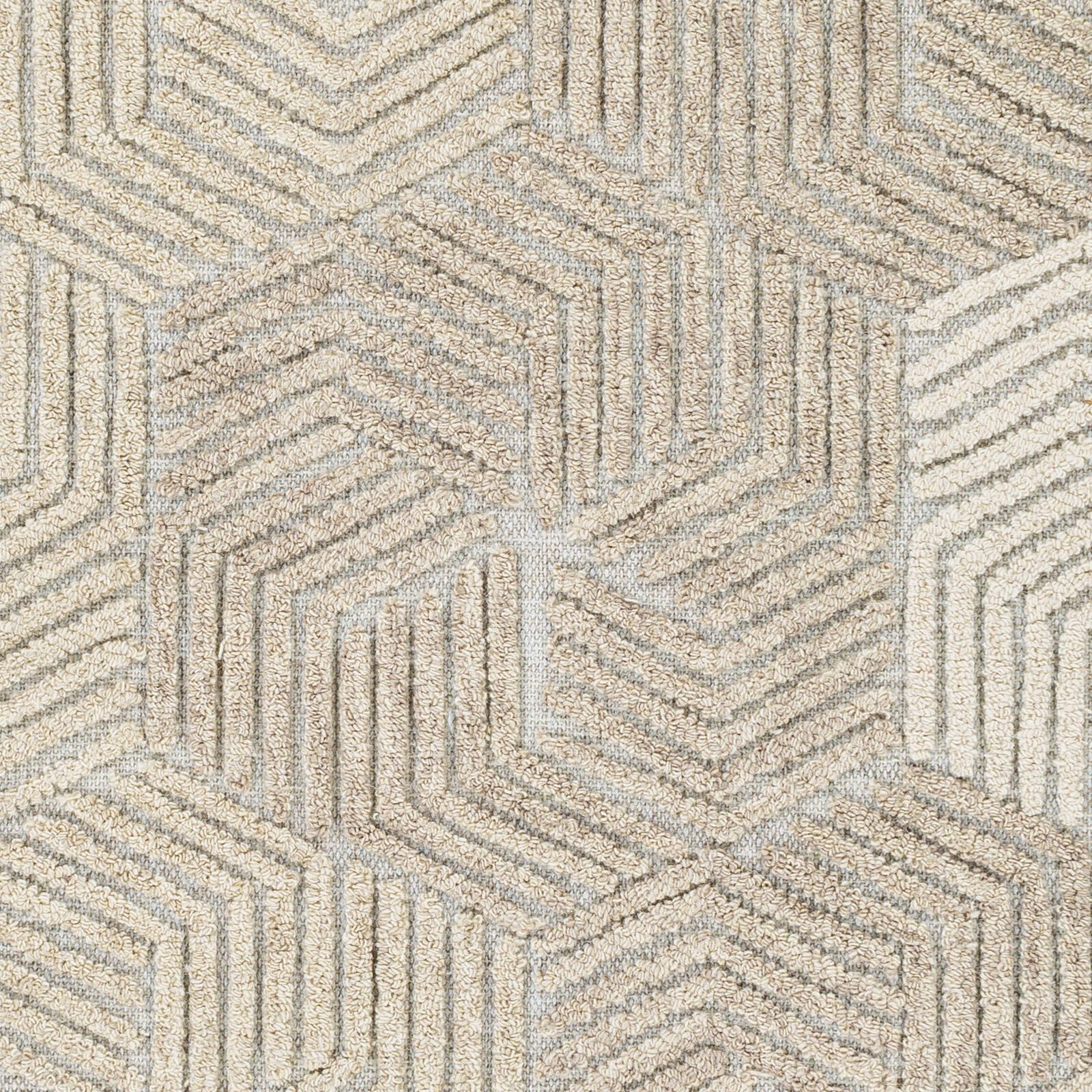 Oakland 36 X 24 inch Cream Rug in 2 x 3, Rectangle