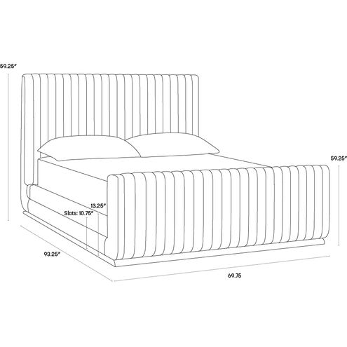 Hylan Hemingway Marble Bed, Queen