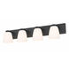 Colleen 4 Light 32 inch Black Bath/Vanity Light Wall Light
