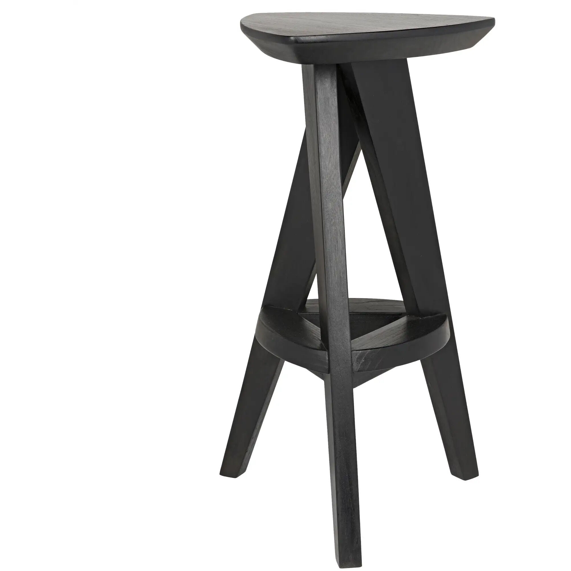 Twist 26.5 inch Charcoal Black Counter Stool