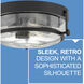 Harper 3 Light 15.75 inch Black Indoor Flush Mount Ceiling Light