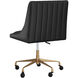 Halden Vintage Black Office Chair