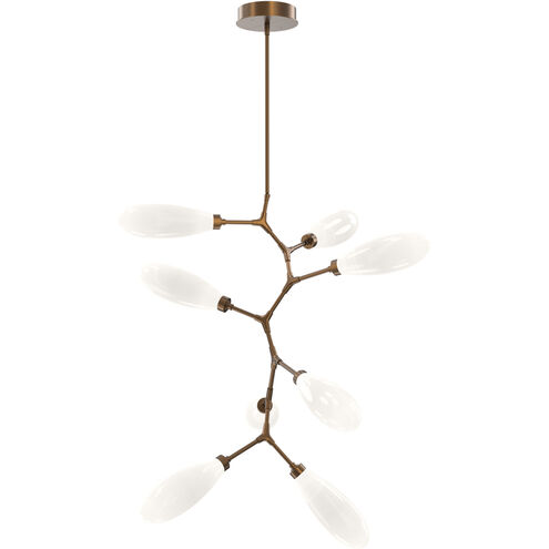 Fiori LED Flat Bronze Chandelier Ceiling Light, Modern Vine