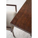 Kesden 128 X 44 inch Pyramid Brown Extension Dining Table, Wooden