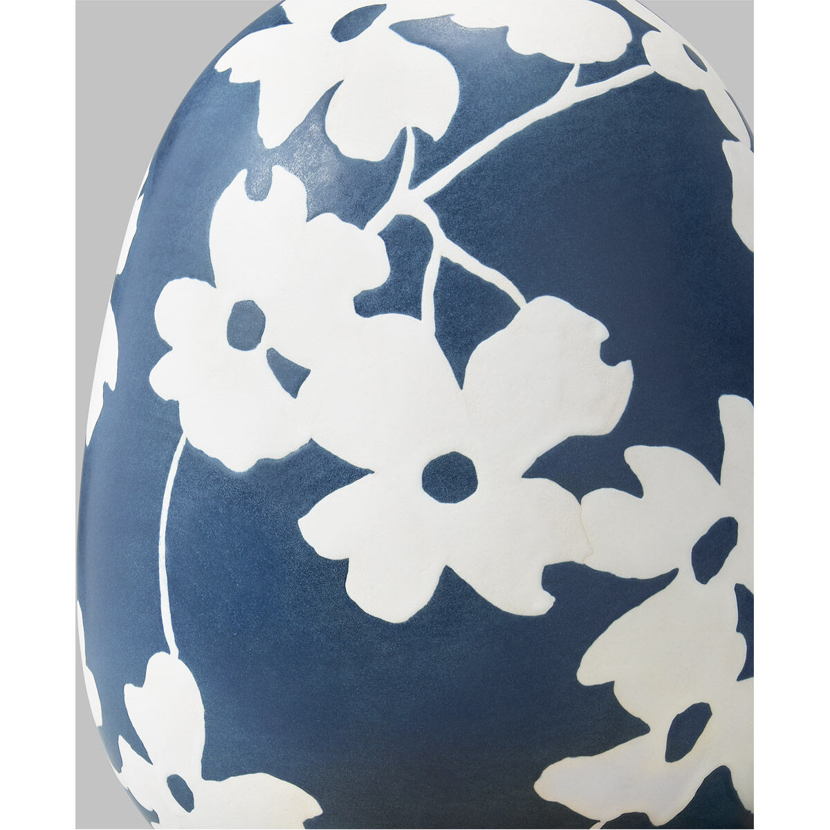 Hable Lila 22.5 inch 9 watt Semi Matte Navy Blue Table Lamp Portable Light