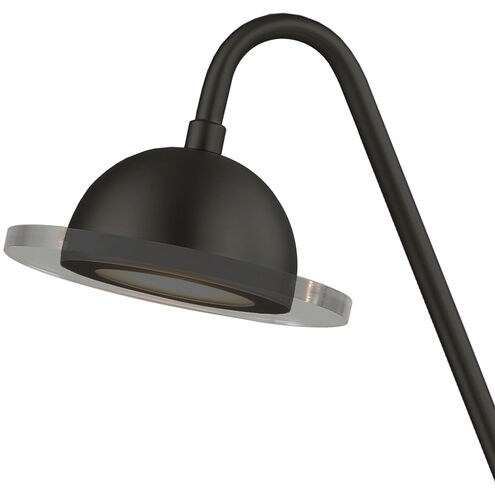 Laurel 28 inch 23 watt Matte Black Accent Table Lamp Portable Light