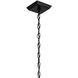 Prin 1 Light 9 inch Black Outdoor Hanging Pendant