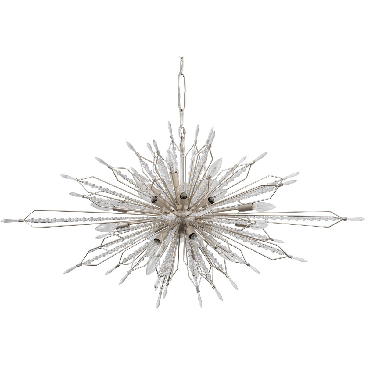 Orbital Linear Pendant Ceiling Light in Gold Dust, 20