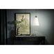 Marsailli 1 Light Polished Nickel Pendant Ceiling Light, Medium
