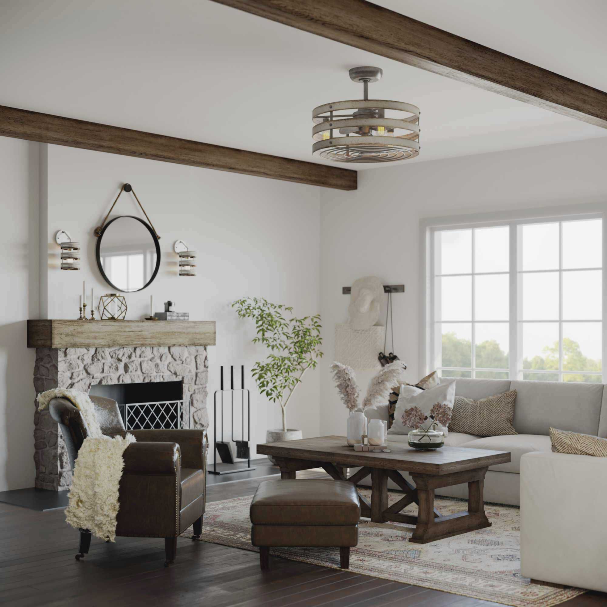 Gulliver 1 Light 6 inch Galvanized Bath Vanity Wall Light