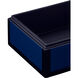 Lacquer 10.25 inch Navy/Black Boxes, Set of 2