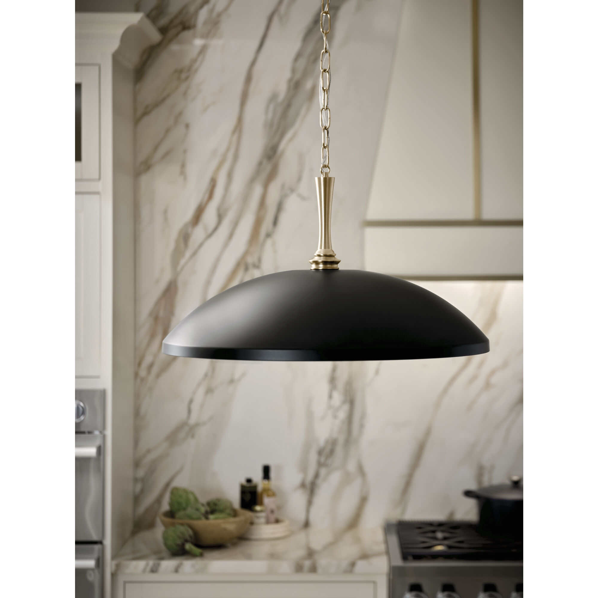 Delarosa 1 Light Black Pendant Ceiling Light