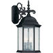 Severinus 3 Light 19 inch Black Outdoor Wall Lantern