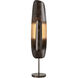 Shield 59.6 inch 18.00 watt Dark Smoke Floor Lamp Portable Light