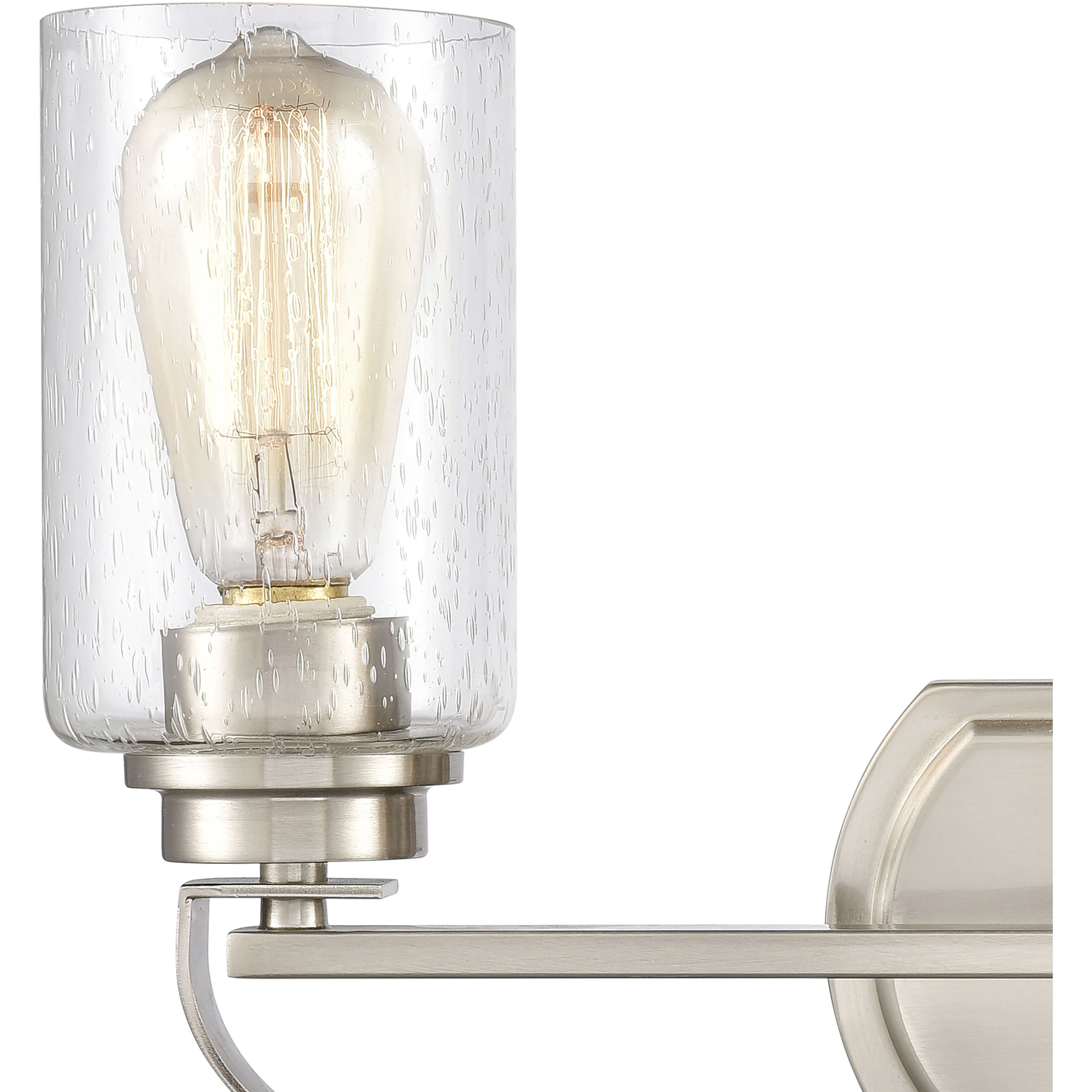Market Square 3 Light 20 inch Brushed Nickel Vanity Light Wall Light