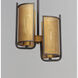 Caspian 2 Light 9 inch Oil Rubbed Bronze/Antique Brass Multi-Light Pendant Ceiling Light