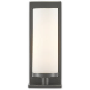 Bournemouth 1 Light 5 inch Oil Rubbed Bronze/Opaque Glass Wall Sconce Wall Light