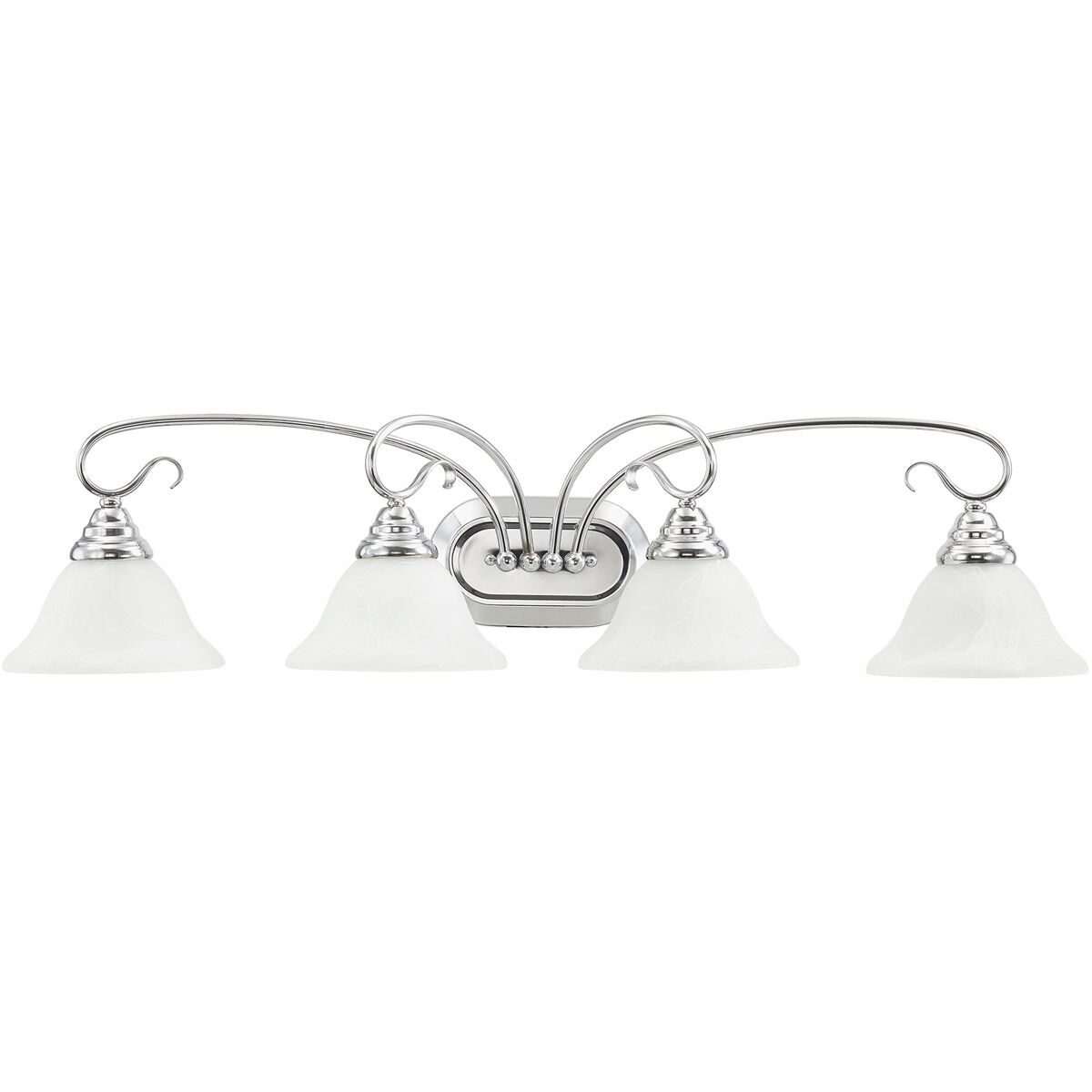 Coronado 4 Light 36 inch Polished Chrome Bath Vanity Wall Light